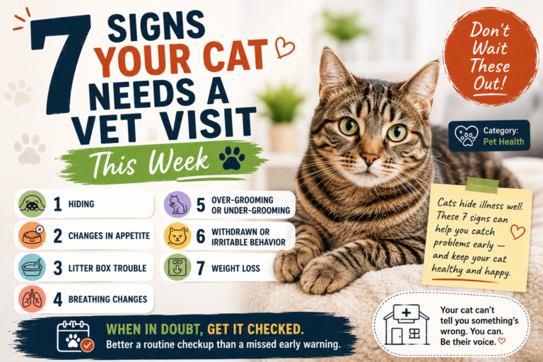 7 Signs Your Cat Needs a Vet Visit This Week